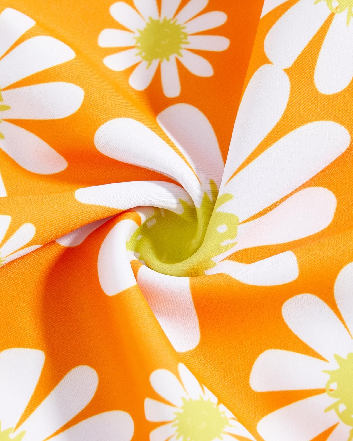 JiAmy Einteiliger Mädchen Badeanzug Blumenmuster Rüschen Elastischen Trägern Ärmellos Kleinkinder Schwimmkleidung für 2–7 Jahre/92-122