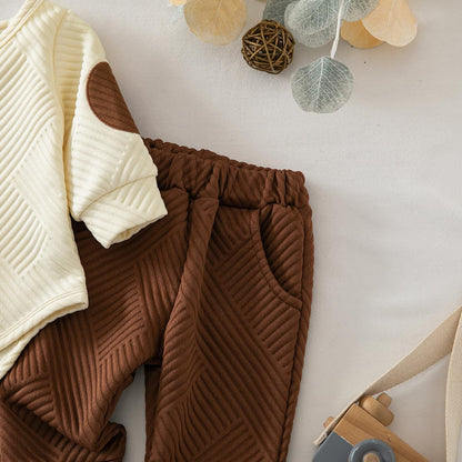Herbst Outfit Für Baby Jungen Mit Bären Oberteil Und Hose