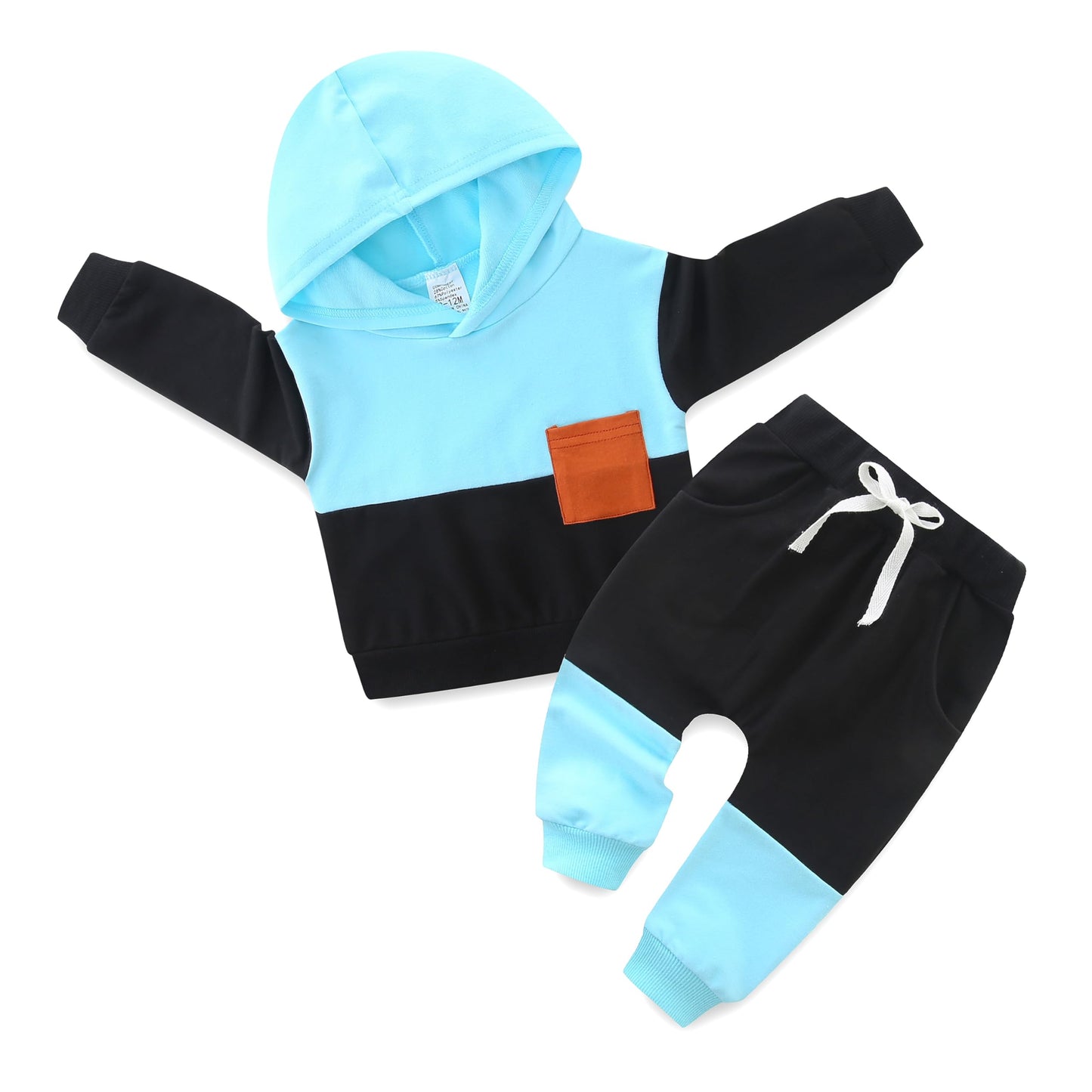 KIDDLETOWN Baby Jungen Kleidung Set, Baby Jungen Hoodie Sweatshirt Outfits Langarm Kleidung Sets Hoodie Top + Hose Kleidung 3-24 Monate