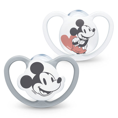 NUK Space Schnuller | 0–6 Monate | Schnuller mit extra Belüftung | BPA-freies Silikon | Disney Winnie Puuh | 2 Stück - Meloni2