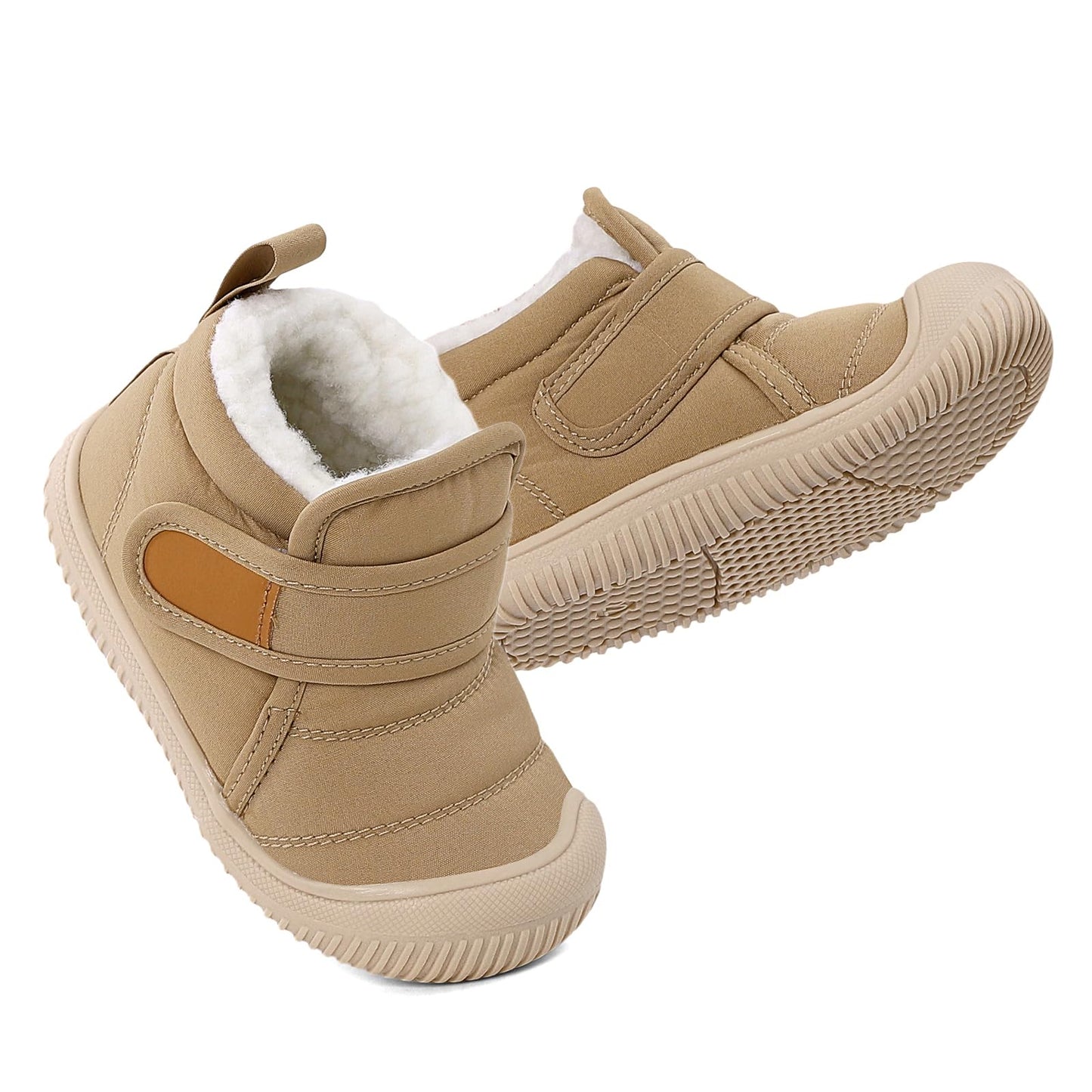 1-5 Years Baby Boys Girls Boots First Walking Shoes Toddler Winter Boots Warne Fur Lined Winter Shoes