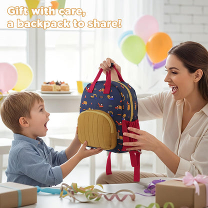 Kinderrucksack Mädchen 30cm Rucksack Kleinkind Kinderrucksack für 2-4 Jahre Kinder kindergartenrucksack Mini Tagesrucksack Reisetasche - Rosa Erdbeere