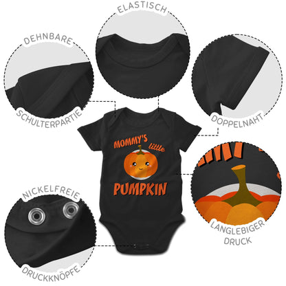 Shirtracer - Baby Body Junge Mädchen - - Babys - Mommys little Pumpkin Halloween