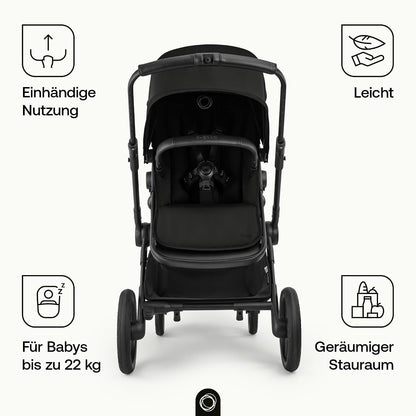 Bugaboo Cub All-Terrain Kinderwagen für Neugeborene und Kleinkinder