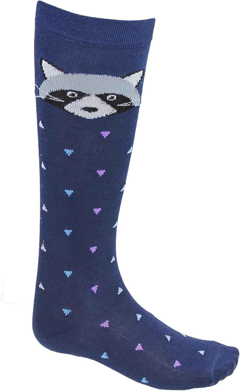 TupTam Girls' Knee-Length Socks, Patterned, Pack of 3