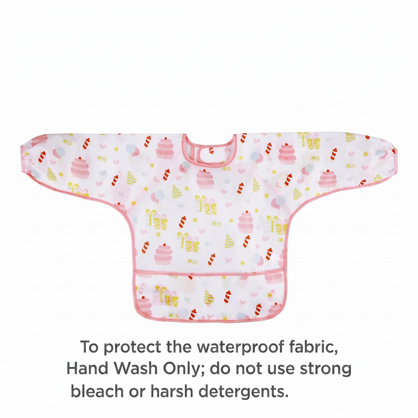 PandaEar (3er-Pack Langarm-Lätzchen| Wasserdichtes Vollarm-Lätzchen für Babys Kleinkind 6-36 Monate