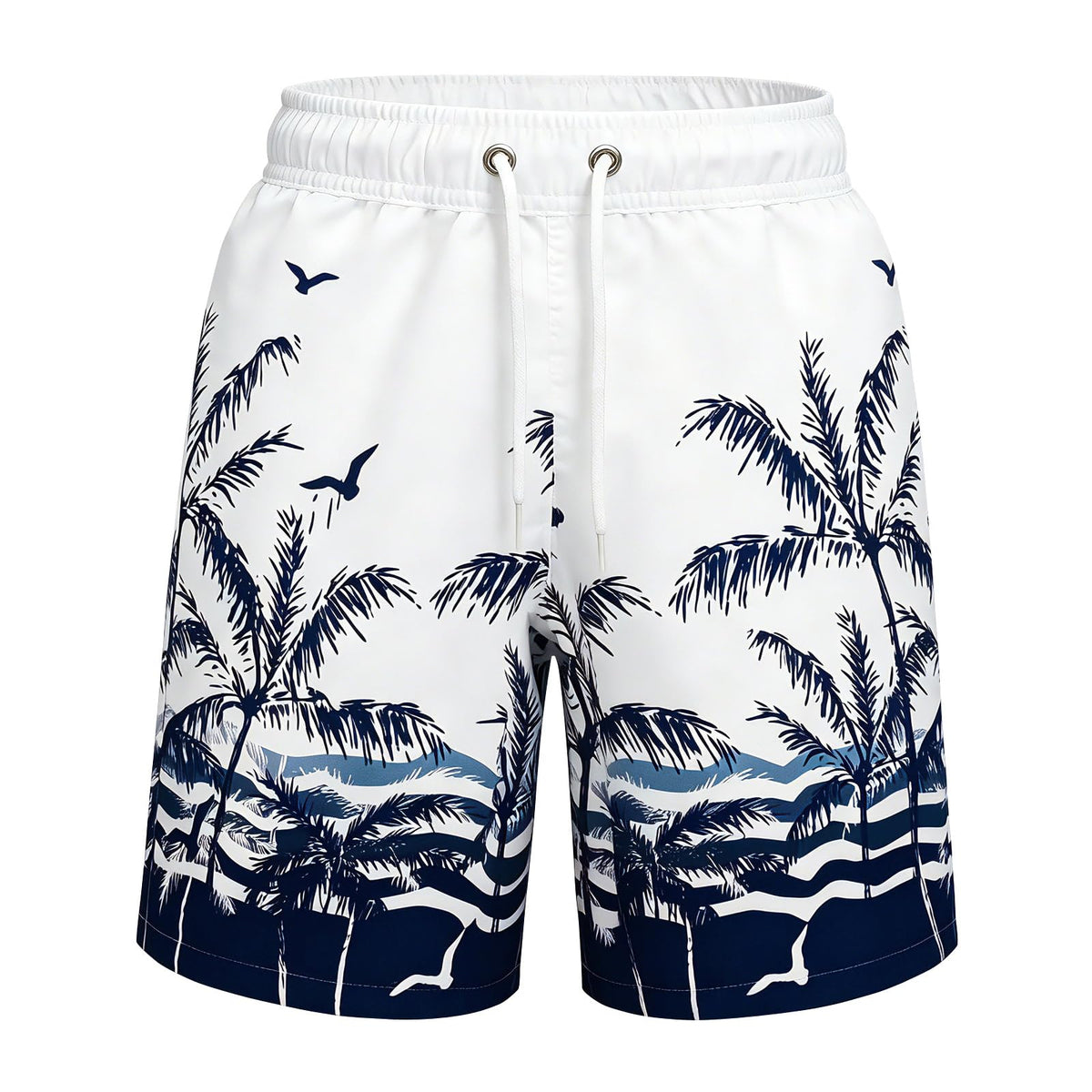 MEILONGER Boys' Swim Shorts Quick-drying Boardshorts with Mesh Lining Pockets and Adjustable Drawstring 