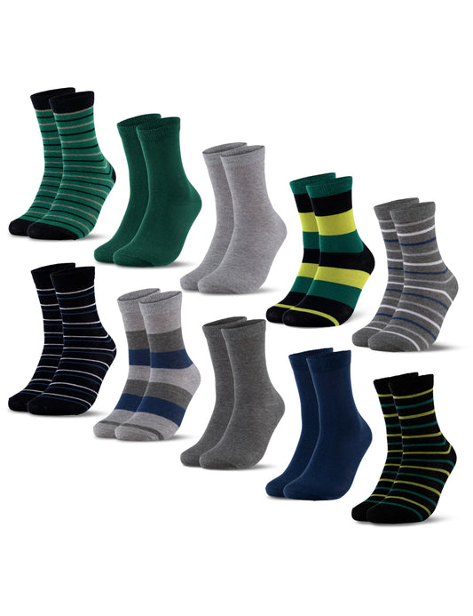 Occulto Jungen & Mädchen Bunte Socken 10er Pack (Modell: Estilo)
