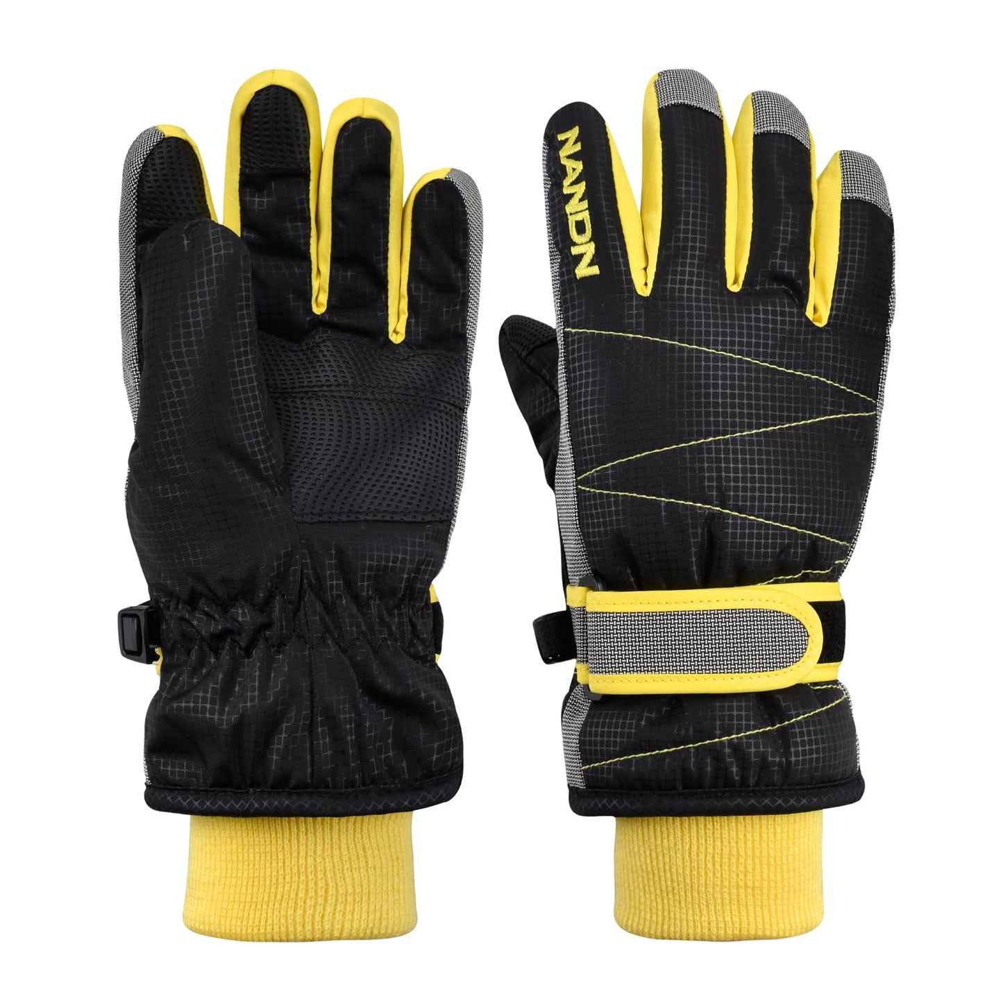 TRIWONDER Children's Ski Gloves, Thermal Fleece Gloves, Warm Winter Gloves for Boys and Girls