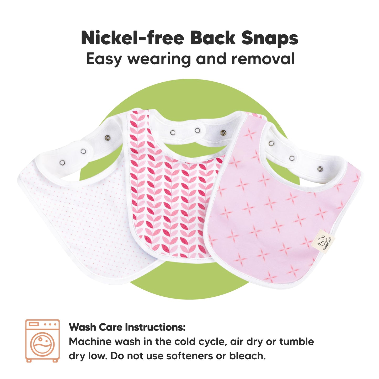 Baby Bibs for Boys &amp; Girls - 8-Pack Organic Cotton Teething Bibs - Baby Bibs for Girls &amp; Boys - Large Bibs for Infants, Toddlers (Wilderness) 