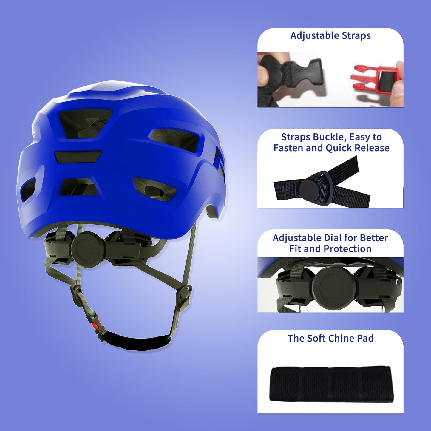 FAYDUDU Toddler Helmet Children's Bicycle Helmet Baby Multi-Sport Adjustable Helmet Sports Helmet Cycling Bicycle Scooter Skateboard Helmet Lightweight for Children Boys Girls from 2-8 Years Old