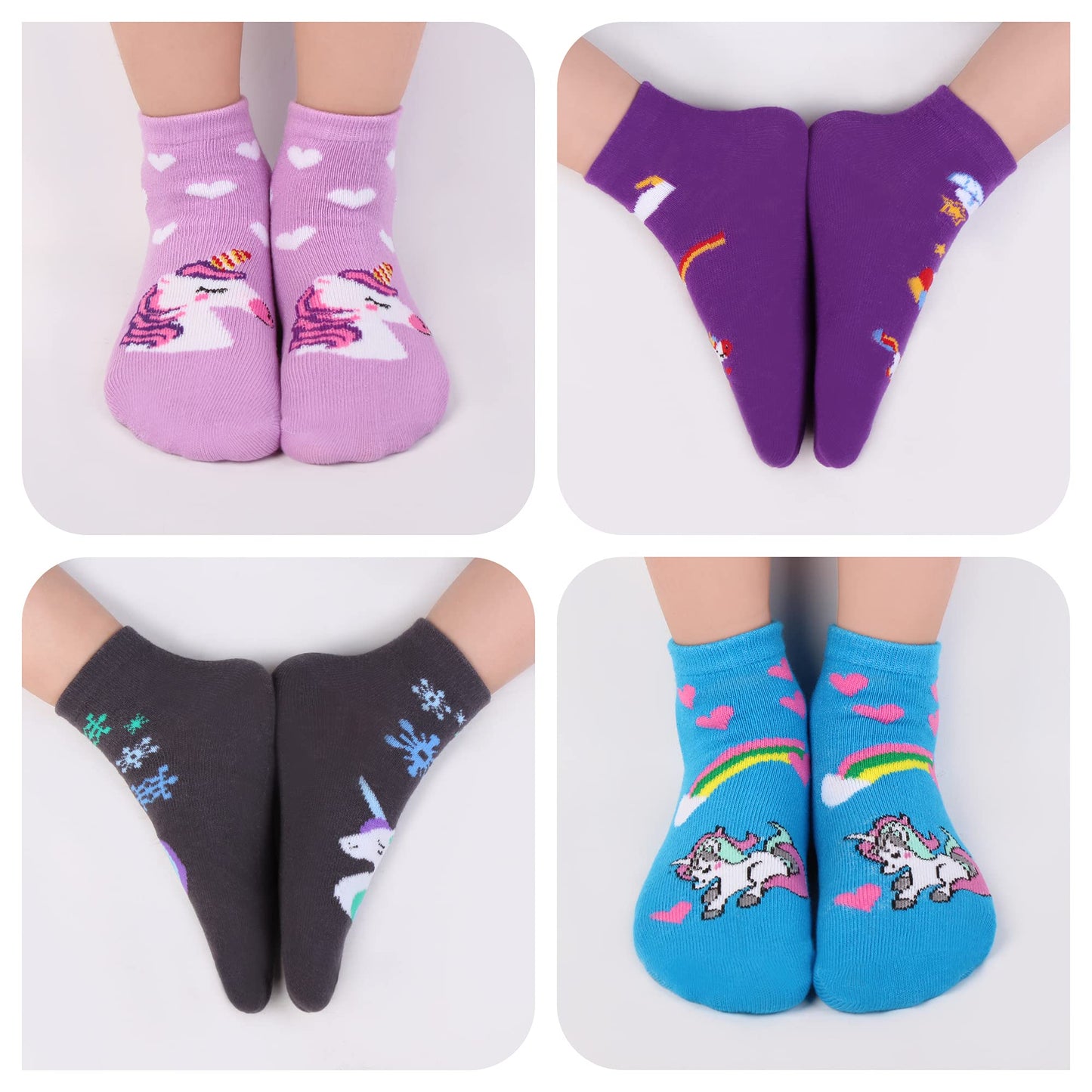 Libella 10/12er Kinder Mädchen Sneaker Socken Kids Füßlinge Sneakersocken bunt 2108VA