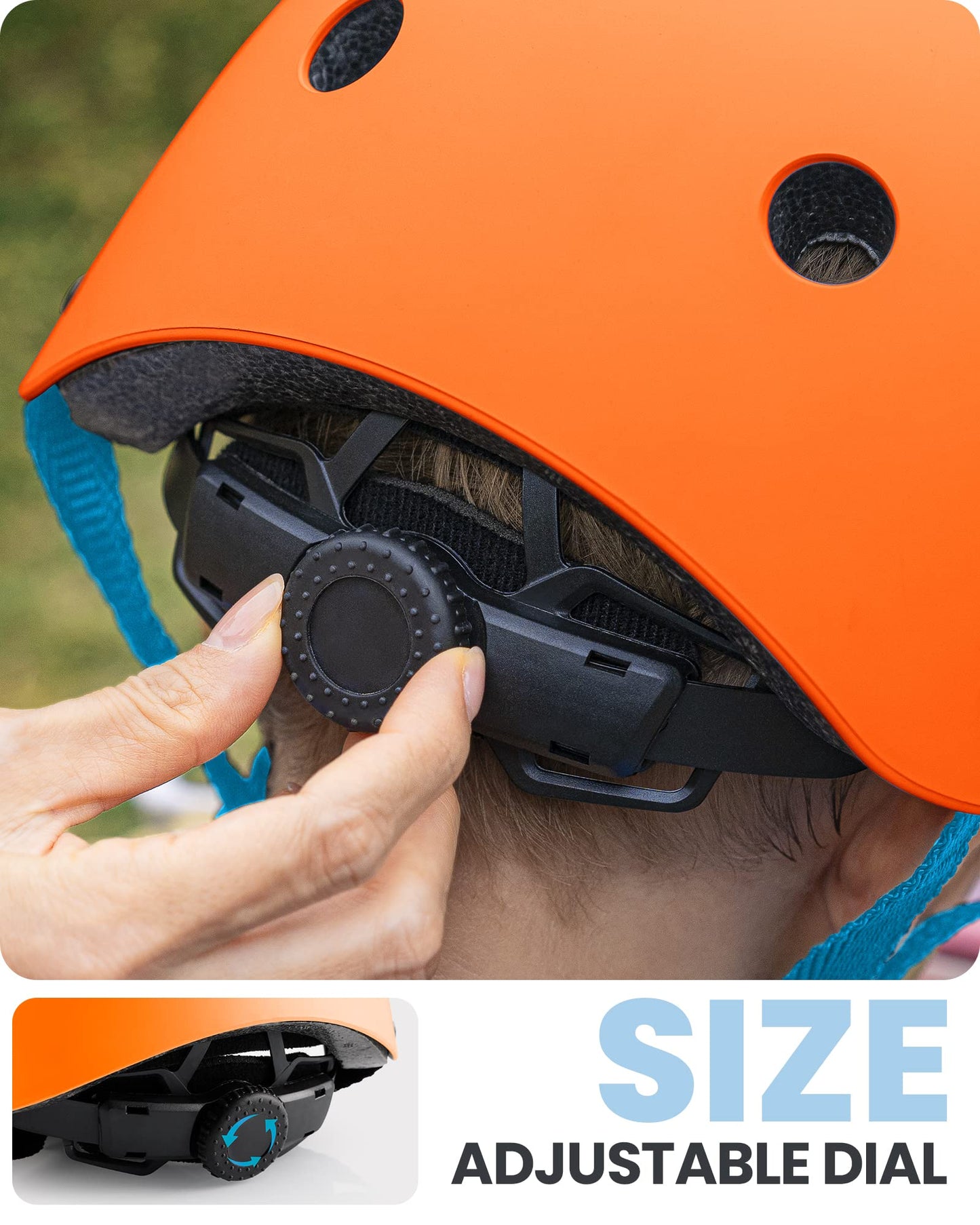 OutdoorMaster Youth &amp; Kids Bike Helmet - Adjustable Multi-Sport Skateboard Helmet with Removable Liners for Balance Bike, Toddler Scooter, ONE Wheel Hoverboard 
