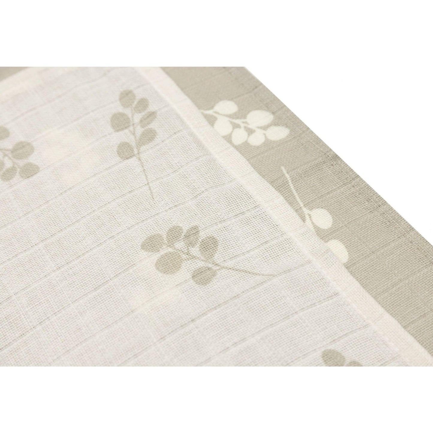 Jollein 537-848-66095 Spucktücher Mundtücher Musselin 3er Set Teddybär weiß (31x31cm)