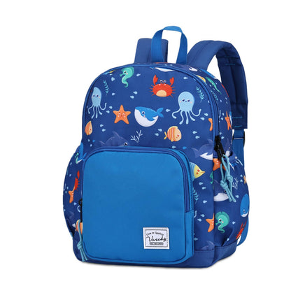 Rucksack für Mädchen, 4-6 Jahre, Schulrucksack mit Seitentaschen und Brustgurt, 127-Einhorn, one size, Niedlich