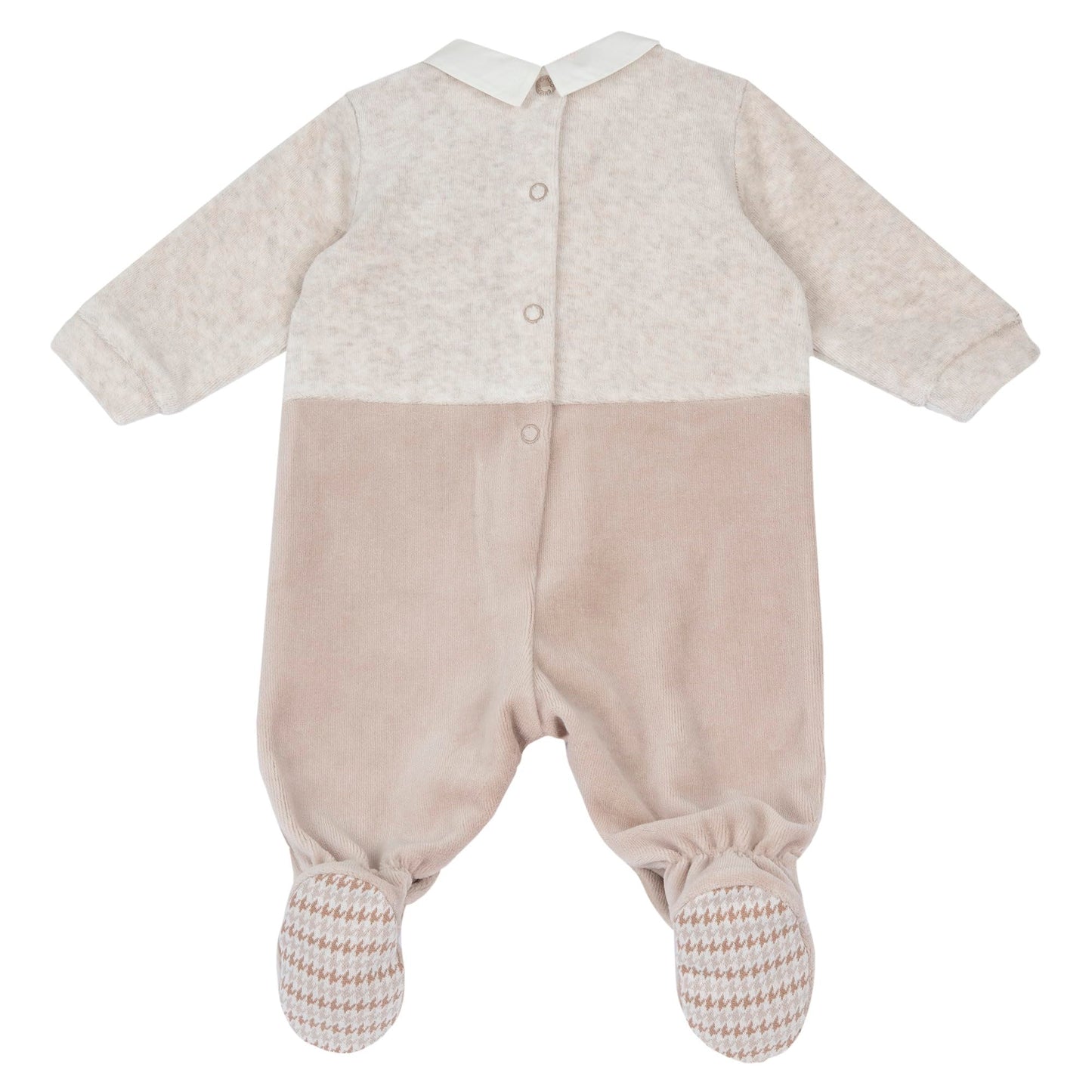 Chicco, Babystrampler Aus Warmem Und Weichem Nicki, Mit Praktischer Schrittöffnung, Ideal Für Den Winter, Babykleidung für 0-24 Monate, Designed in Italy