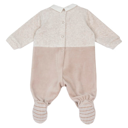 Chicco, Babystrampler Aus Warmem Und Weichem Nicki, Mit Praktischer Schrittöffnung, Ideal Für Den Winter, Babykleidung für 0-24 Monate, Designed in Italy