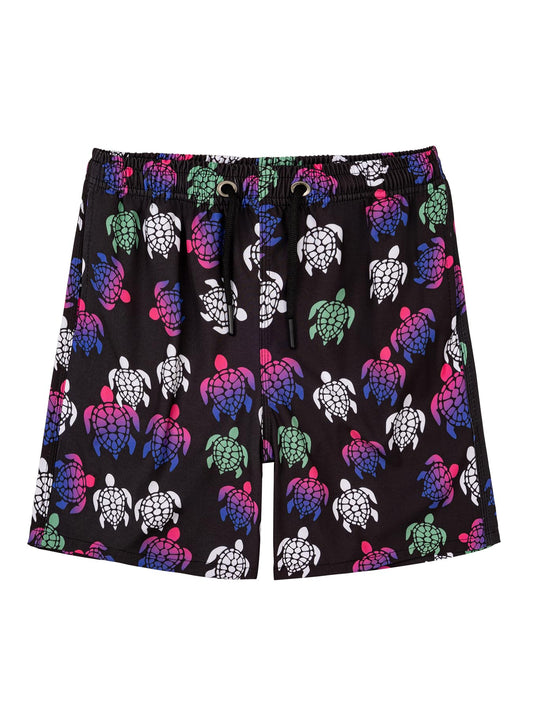 CALBOUNT Boys' Swimming Shorts Printed Quick Dry Swim Shorts with Inner Shorts