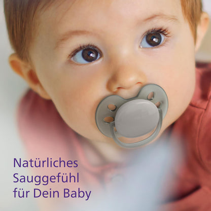 Philips Avent ultra soft Schnuller - 4er Pack, BPA-freier, extra weicher Schnuller für Babys von 0-6 Monaten, inklusive Transport- und Sterilisationsbox, (Modell SCF091/35) - Meloni2