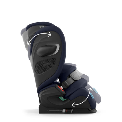 CYBEX Gold Kindersitz Pallas G i-Size, 76 - 150 cm, Ab ca. 15 Monate bis ca. 12 Jahre (ca. 9 bis 50 kg), Lava Grey - Meloni2