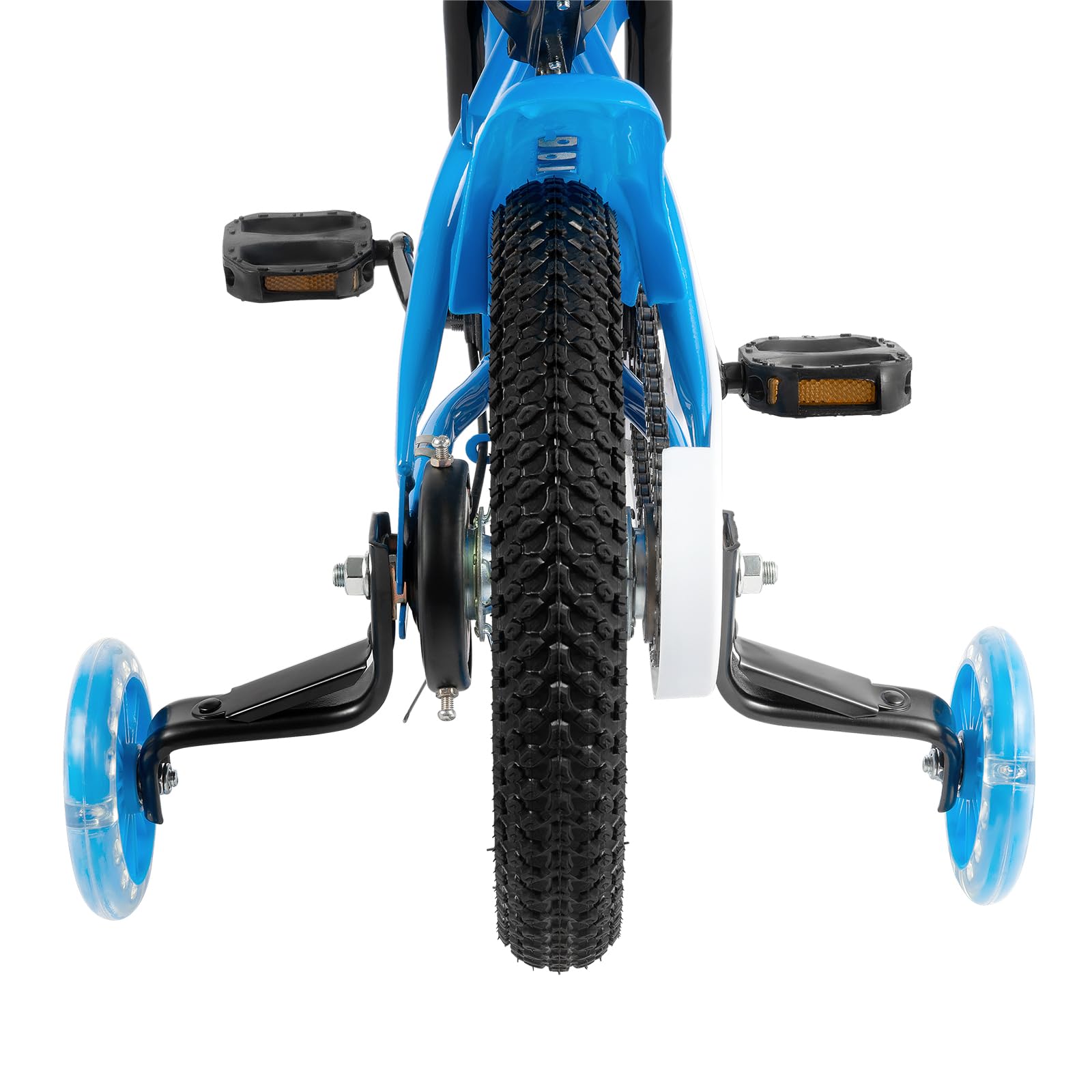 LKHDONG Kinderfahrrad 12 Zoll, Kinderrad für ab 2-4 Jahre, Tretfahrrad mit Stützräder und Korb, Kinder Fahrrad Mädchen Jungen, Fahrrad Kinder Höhenverstellbares - Meloni2