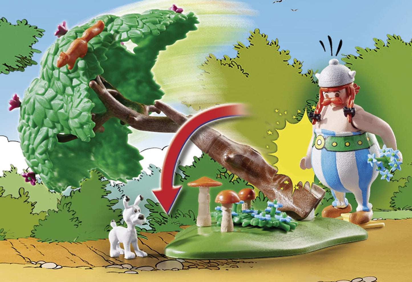 PLAYMOBIL Asterix 71542 Roman Camp, Exciting Conquest of the Camp by the Gauls, Includes Magic Potion for More Body Strength, Detailed Toy for Children from 5 Years
