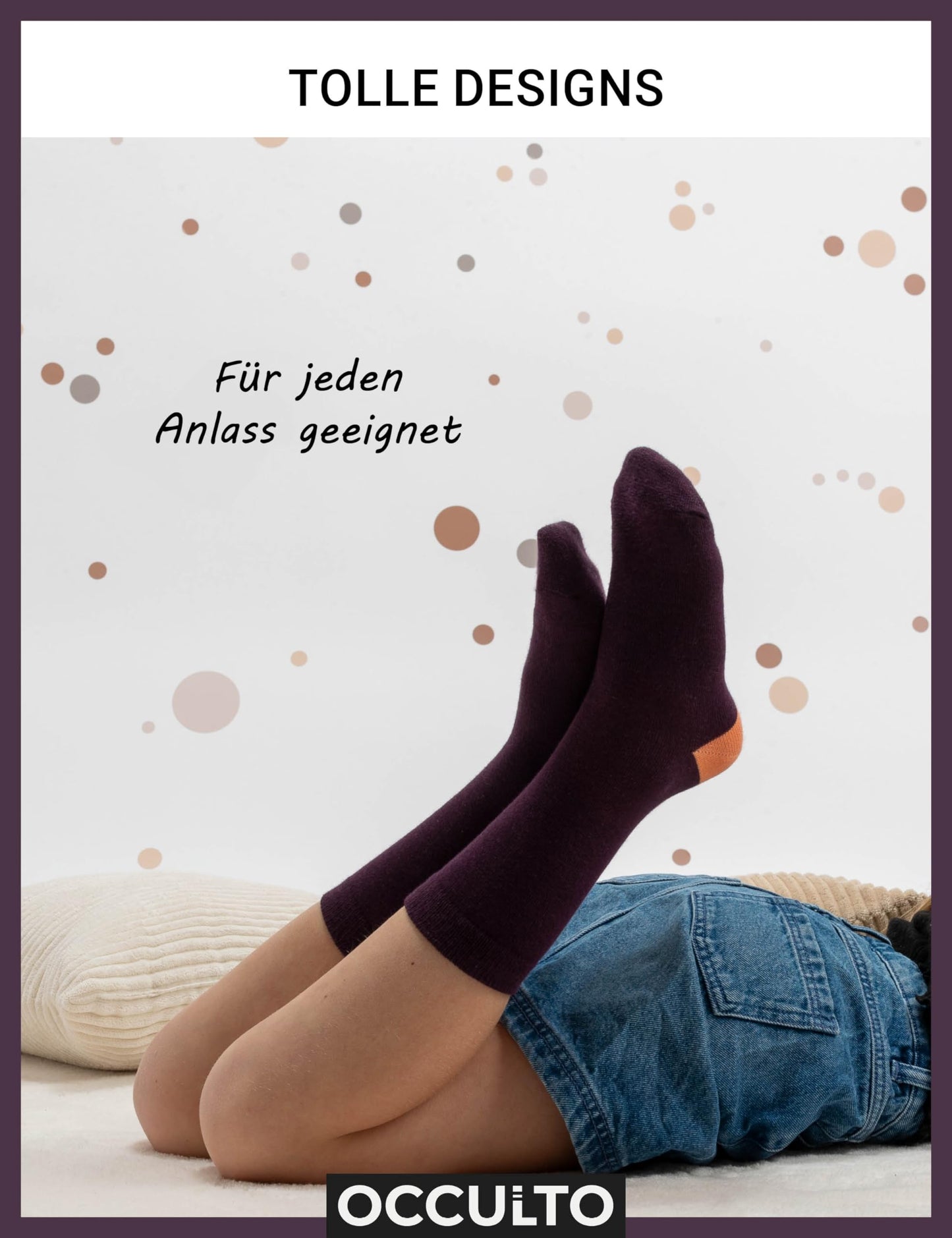 Occulto Jungen & Mädchen Motiv Socken 10er Pack (Modell: Fantasia)