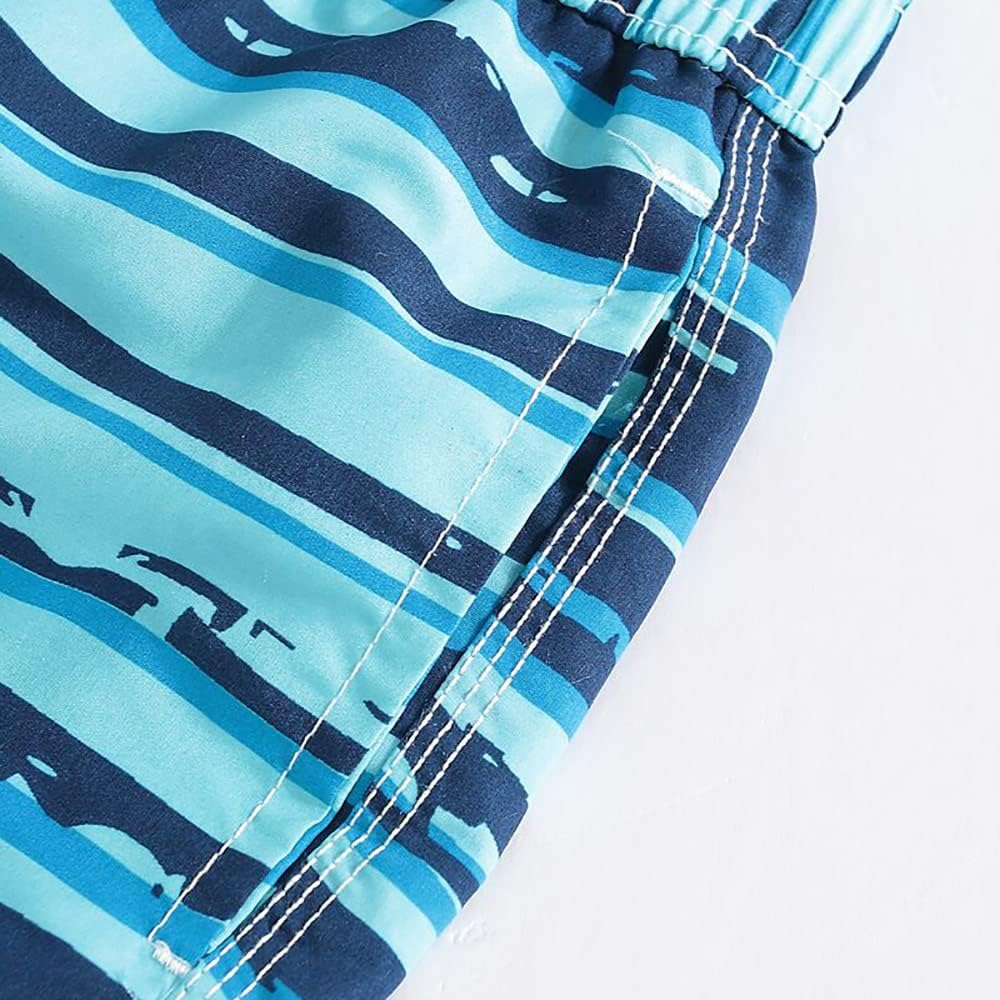 FedMois Jungen Badeshorts Schnelltrocknend Kinder Badehose Schwimmshorts