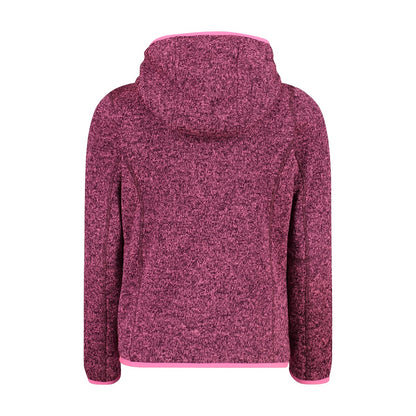 CMP boys fleece jacket Knitted Fix Hood 