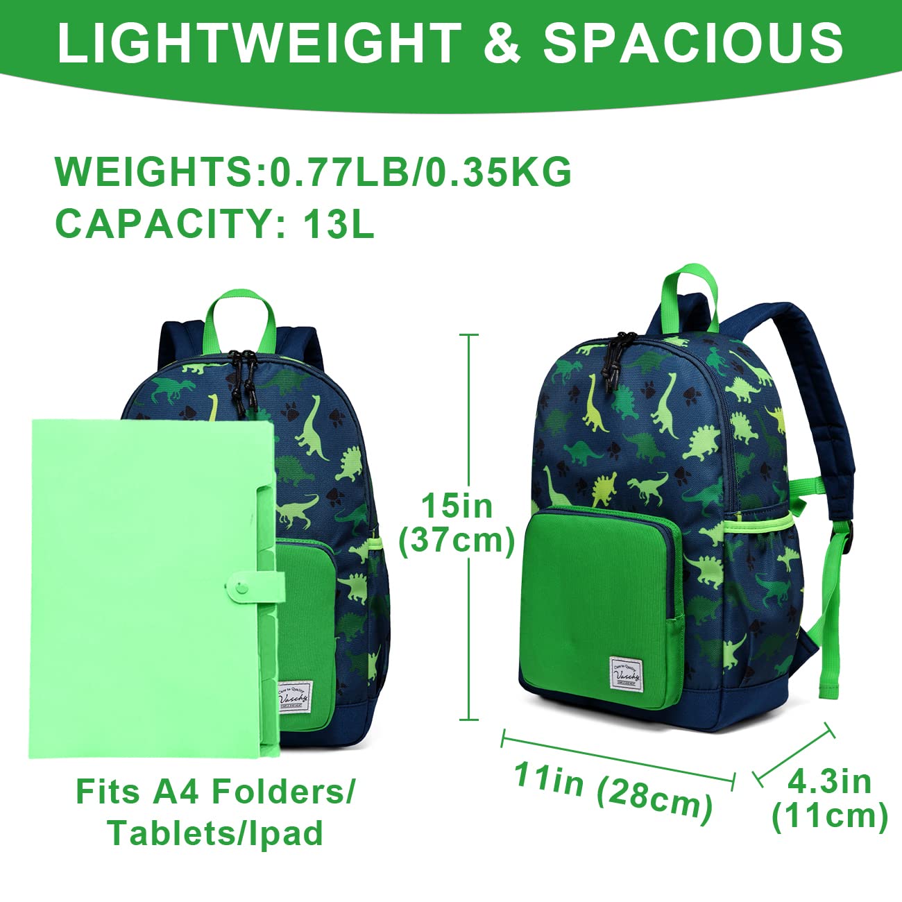 Rucksack für Mädchen, 4-6 Jahre, Schulrucksack mit Seitentaschen und Brustgurt, 127-Einhorn, one size, Niedlich