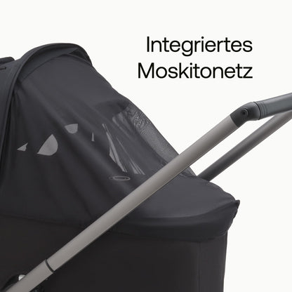 Bugaboo Dragonfly Sonnendach mit Lüftungsfenstern, ausziehbar für zusätzlichen und optimalen Sonnenschutz, wasserabweisend, Deep Indigo