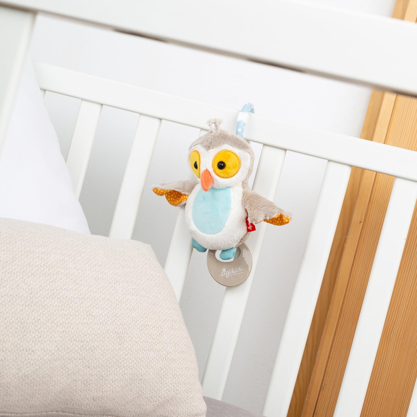 SIGIKID 40356 Spieluhr Hase Musik Mädchen und Jungen Babyspielzeug empfohlen ab Geburt mehrfarbig