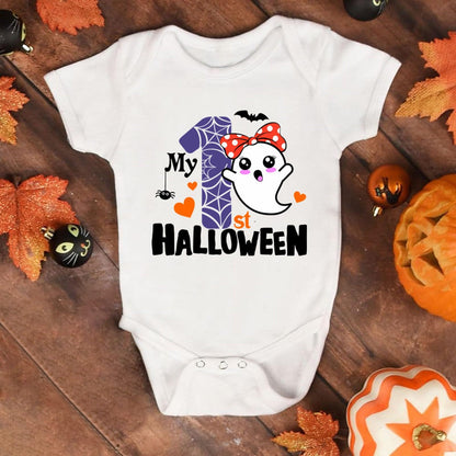 Mein 1. Halloween-Babykostüm, Baumwolle, kurzärmelig Langarm Body Set Junge