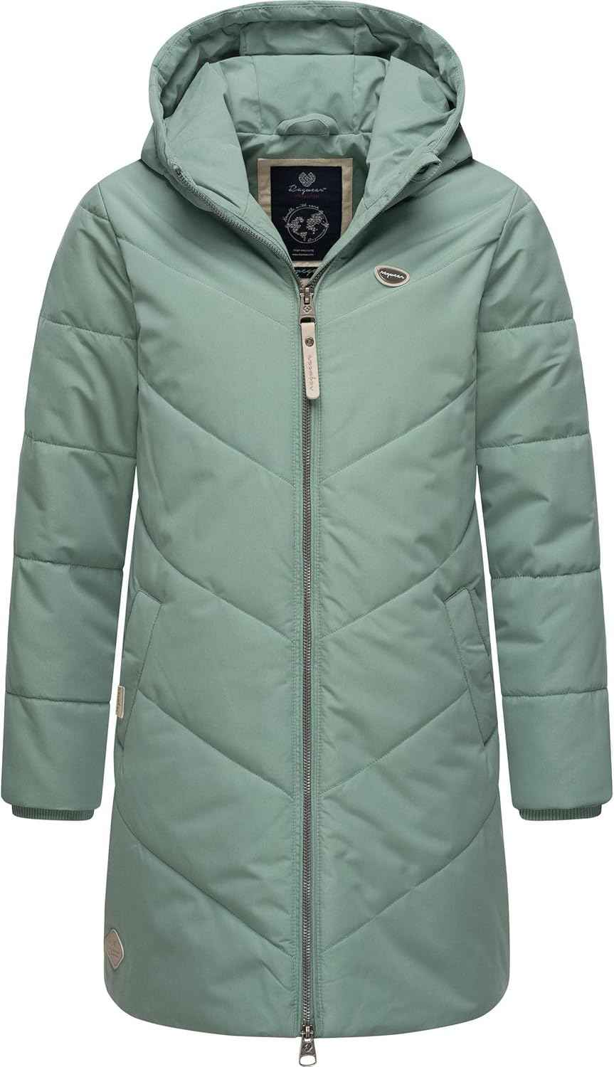 Ragwear Elvina Children's Girls' Winter Jacket Winter Coat Outdoor Jacket with Hood 128-152