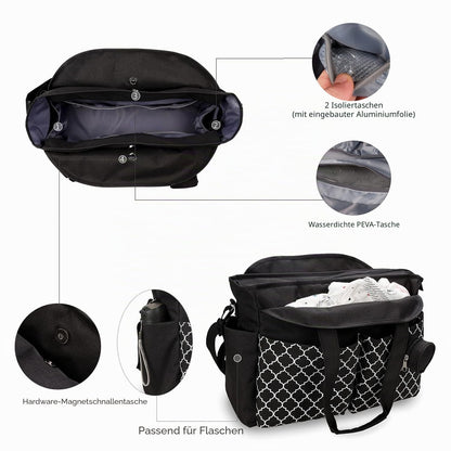 Wickeltasche Baby Wickeltasche Große Babytaschen für Mama mit Wickelstation Multifunktions Reise