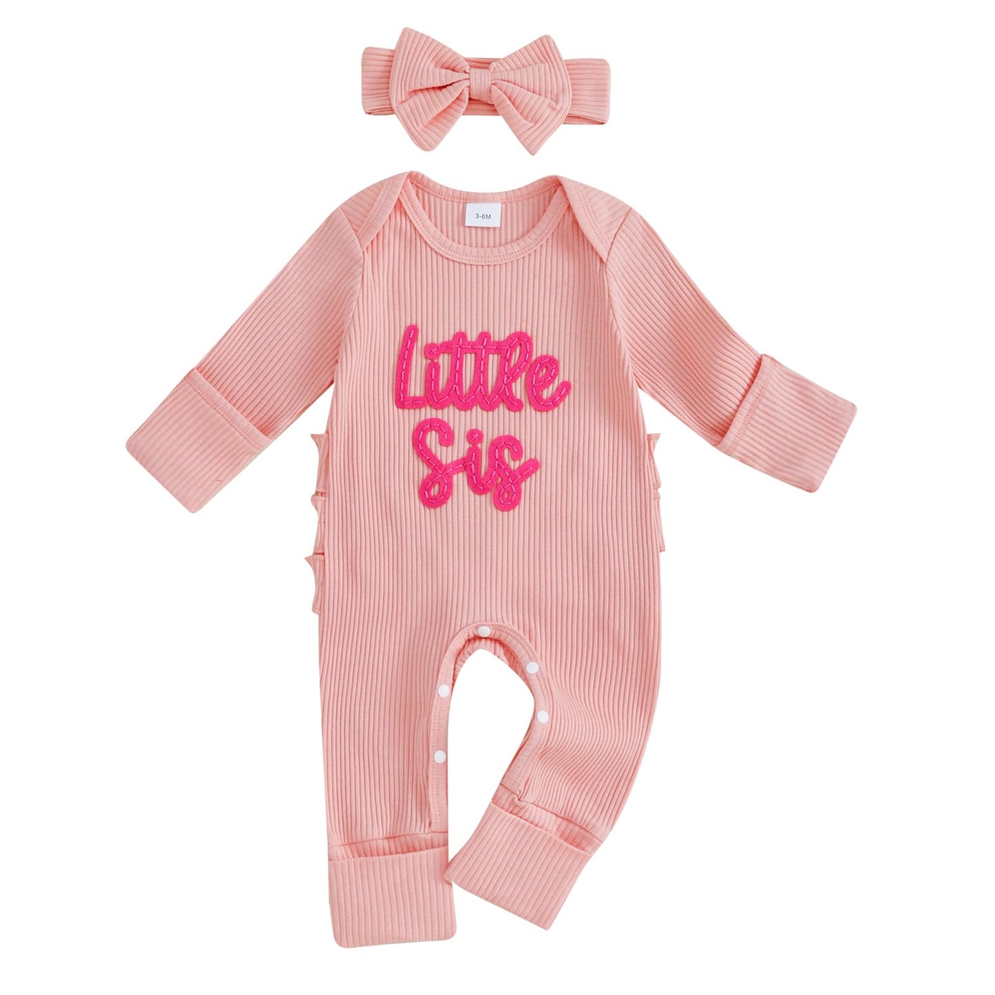 Geagodelia Baby Girl Romper + Headband Newborn Clothing Outfit Jumpsuit Baby Clothes Soft Baby Romper 