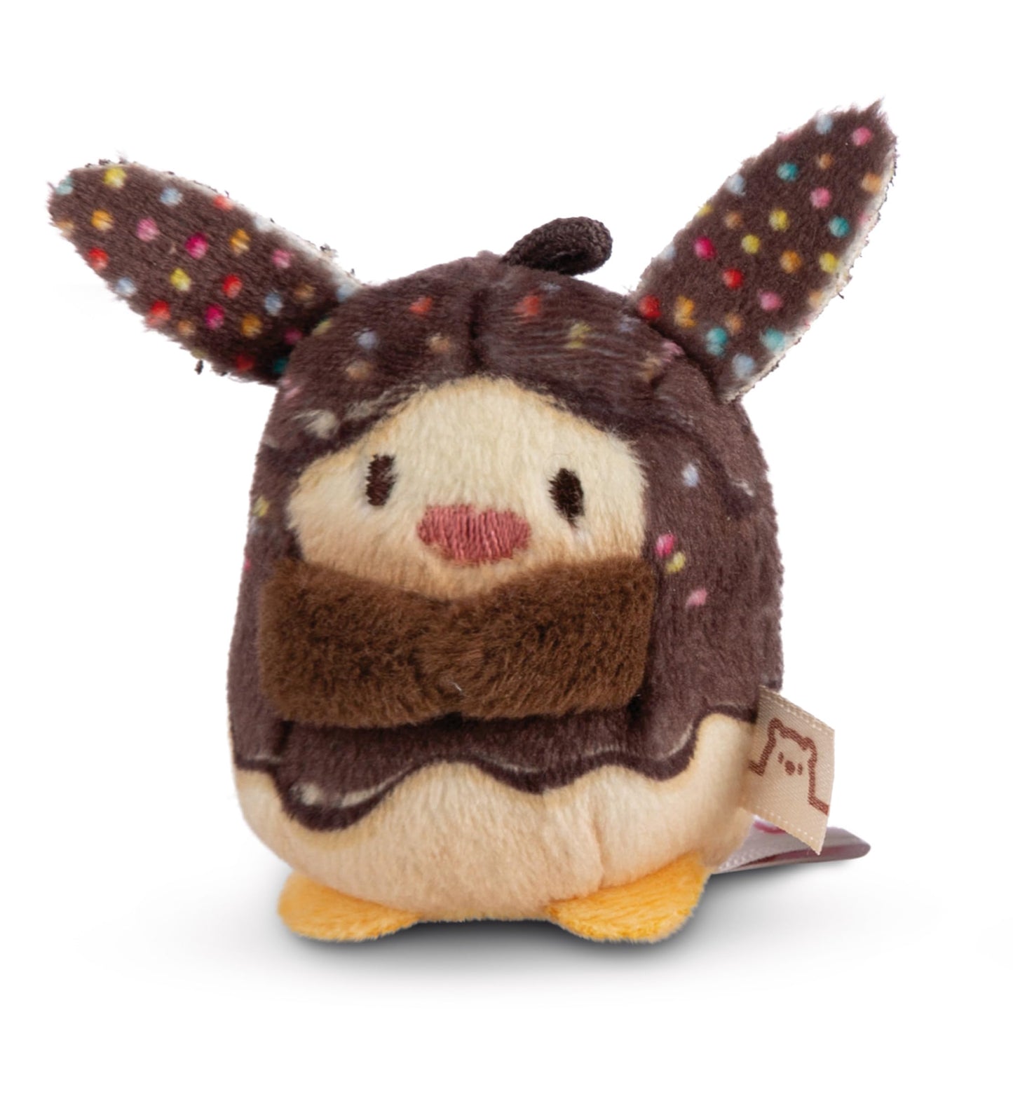 NICI My Mochi Cuddly Toy Ladybird Dozz Hamburger 5 cm Beige - Soft Plush Toy - Cute Plush Toy for Cuddling and Playing, for Children and Adults, Great Gift Idea