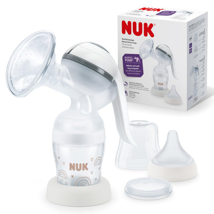 NUK Perfect Match Complete Feeding Set | Ab 0 Monate | Vario Express-Sterilisator, 4 Babyflaschen, Flaschenwärmer, Flaschenbürste und mehr | Regenbogen | 8 Stück