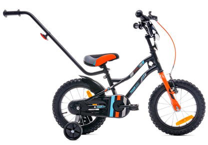 sun baby Jungenfahrrad Kinderfahrrad 14 und 16 Zoll Jungen Tiger Tracker Bike Leicht Stützräder mit Schubstange ab 2-6 Jahre BMX Fahrrad Kinder