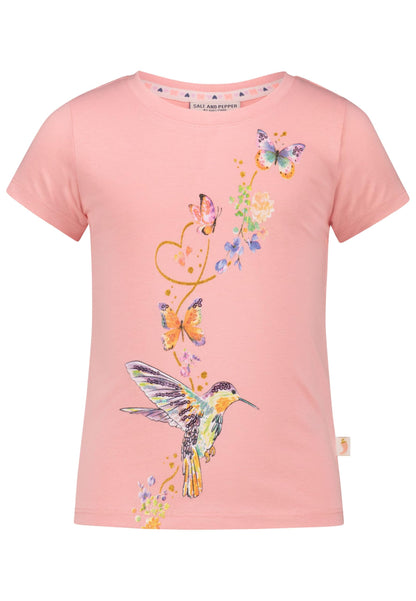 SALT AND PEPPER Mädchen Colibri Glitterprint und Pailletten T-Shirt ja