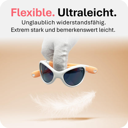 Mausito Children's Sunglasses 2-4 Years & 5-8 Years Comparison Winner Children's Sunglasses 100% UV Protection Flexible Non-Toxic Children's Sunglasses with Strap European Design Made for Children