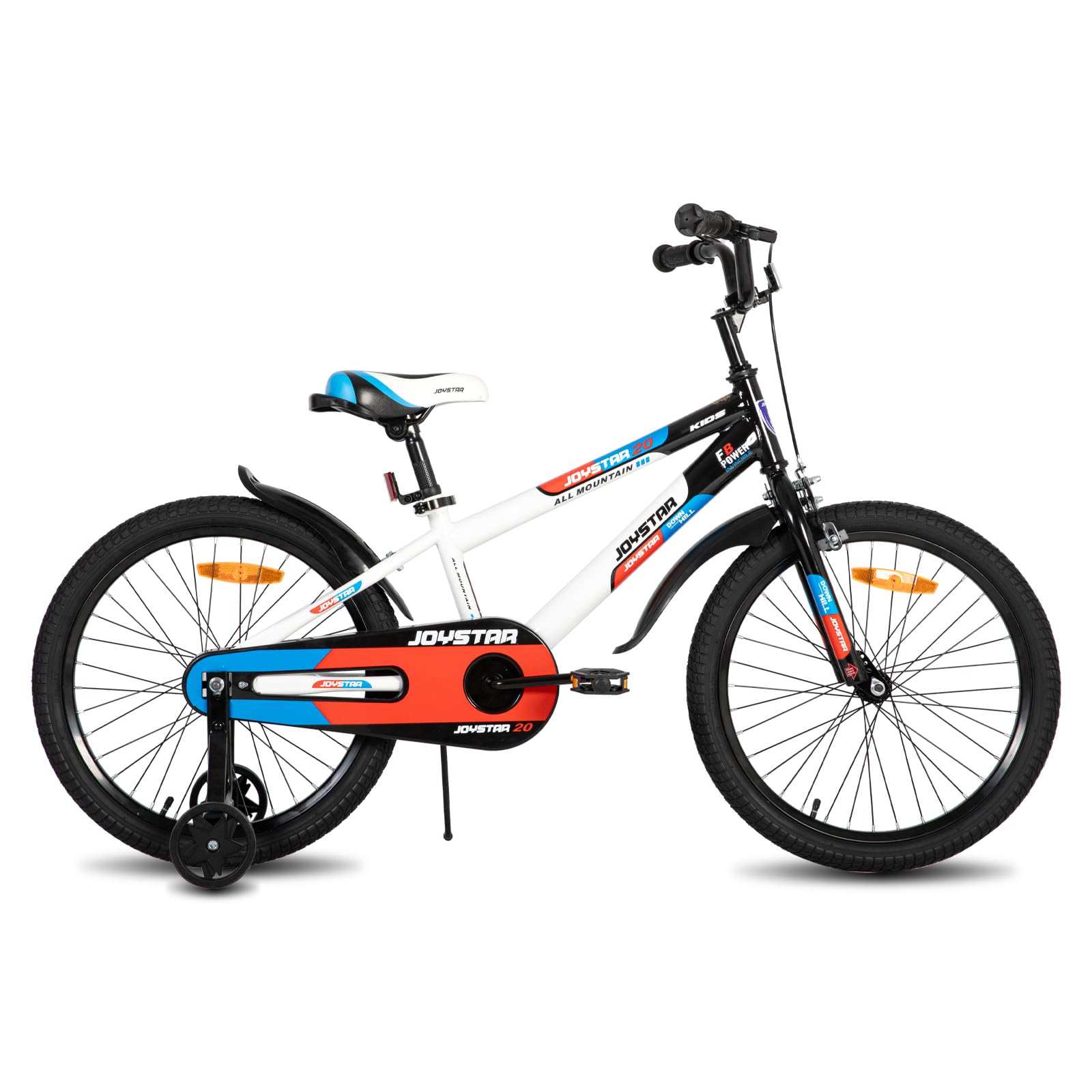 JOYSTAR Berry 12/14/16/20 Zoll Kinderfahrrad für 2-4 jährige Jungen & Mädchen, Jungenfahrrad mit Stützrädern,grün,rosa,weiß - Meloni2