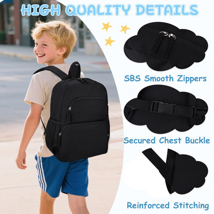 Kinderrucksack für Mädchen 5–8 Jahre, 12L Leichter & Wasserabweisender mit Brustgurt, Perfekt für Vorschule & Grundschule，Regenbogen