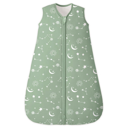 Unnivoll Baby Sleeping Bag, 1.5 Tog Baby Sleeping Bag, 0-6 Months, Pack of 2, Sleeping Bag, Winter, Autumn, 67 cm, for Boys and Girls, Newborns, Coffee