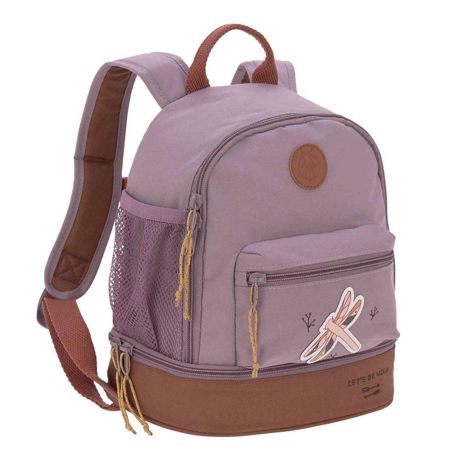 LÄSSIG Children's Backpack Nursery Bag with Chest Strap 6.5 L from 3 Years, Adventure Tractor, Kids Backpack