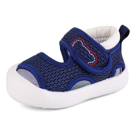 Cheerful Mario Babyschuhe 0-3 Jahre Sport Sandalen für Jungen und Mädchen – Lauflernsandalen für Kleinkinder Sommer Barfußschuhe Erste Schuhe