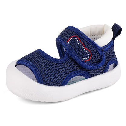 Cheerful Mario Babyschuhe 0-3 Jahre Sport Sandalen für Jungen und Mädchen – Lauflernsandalen für Kleinkinder Sommer Barfußschuhe Erste Schuhe