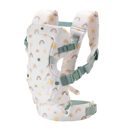 Infantino Flip Advanced 4-in-1 Babytrage, Ergonomisch, Umwandelbar, mit Blickrichtung Nach Innen und Außen, Vorne und Hinten Tragbar für Neugeborene bis Kleinkinder von 3,6-14,5 kg, Grau