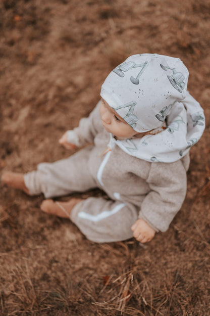 Fuchs & Kiwi Walkoverall Baby Boys - Natural Virgin Wool & Jersey Lining - Oeko-Tex, Skin-Friendly - Handmade in Berlin - Wool Walk Overall Baby & Toddler - Winter & Autumn