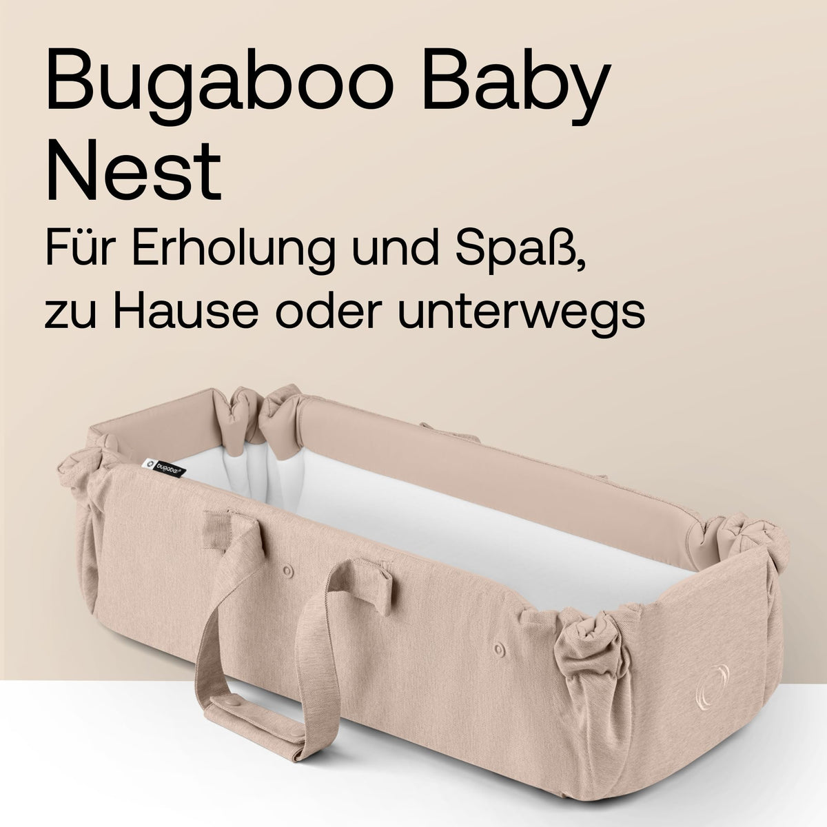 Bugaboo Babynest, tragbare Liegewanne mit Tragegurten